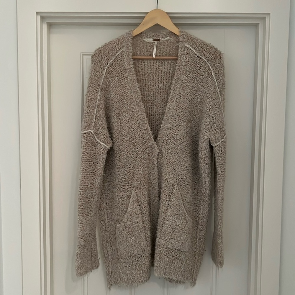Free People Boucle Cadi Sweater GREAT CONDITION